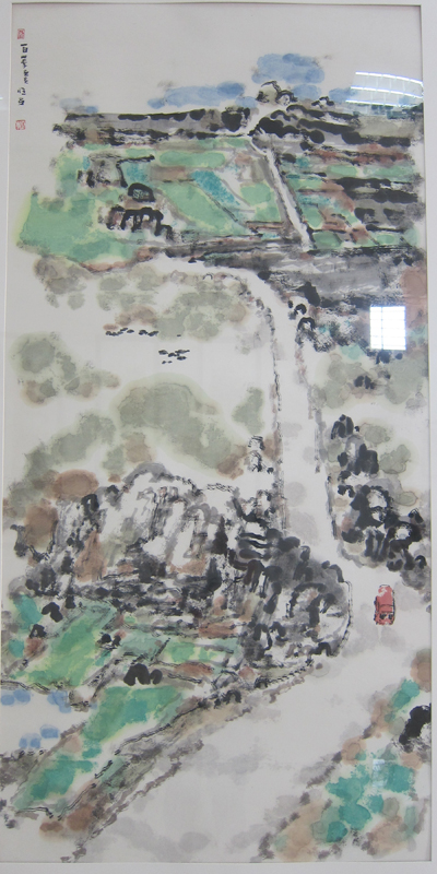 刘牧,笔名怀谷,1947年生,北京通州人.当代有影响的山水画家.