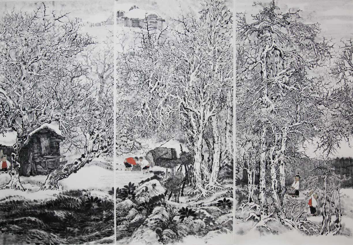 幽密深邃 —— 张东林密体山水画展